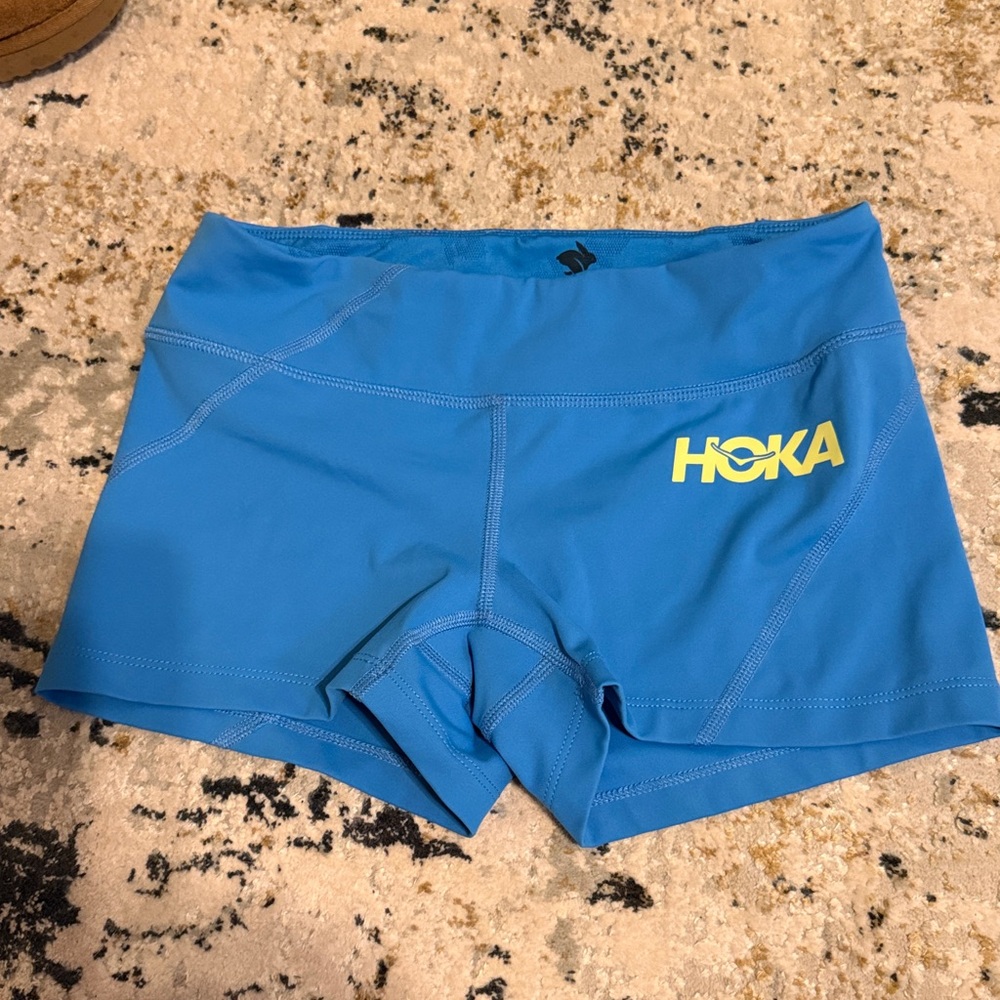 Hoka Blue Athletic Shorts